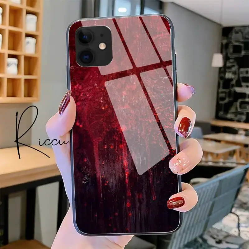 Color art painting Phone Case Tempered Glass For iPhone 12 Pro Max Mini 11 XR XS MAX 8 X 7 6S 6 Plus SE 2020 case | Мобильные