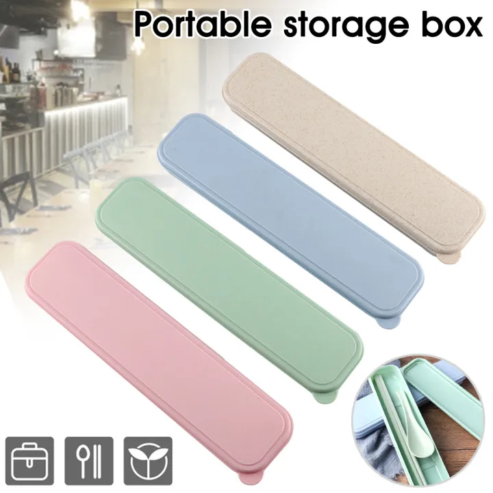 Universal Portable PP Travel Tableware Storage Box Case Food Grade Dinnerware Kitchen Fork Spoon Box For Kid School Cutlery
Universal Portable PP Travel Tableware Storage Box Case Food Grade Dinnerware Kitchen Fork Spoon Box For Kid School Cutlery