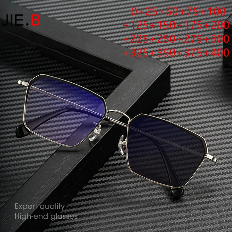 JIE .B New Titanium Alloy Photochromic Reading Glasses Men's Fashion Business Smart Gray Sunglasses Outdoor Net Red Mirror 0-400
JIE .B New Titanium Alloy Photochromic Reading Glasses Men's Fashion Business Smart Gray Sunglasses Outdoor Net Red Mirror 0-400