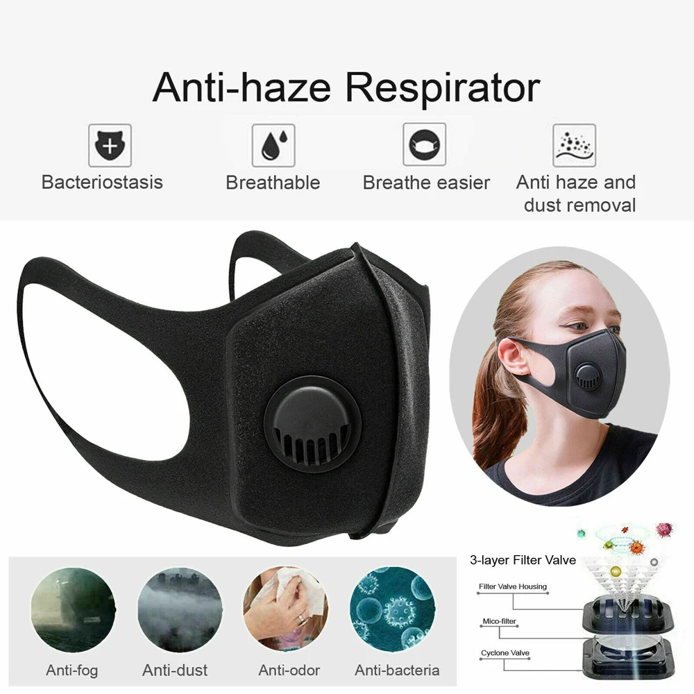6 pcs Dust Mask Filter Anti PM2.5 Air Pollution Mouth Face Mask Winter Anti Dust Carbon Insert Washed Reusable Masks Men Women
6 pcs Dust Mask Filter Anti PM2.5 Air Pollution Mouth Face Mask Winter Anti Dust Carbon Insert Washed Reusable Masks Men Women