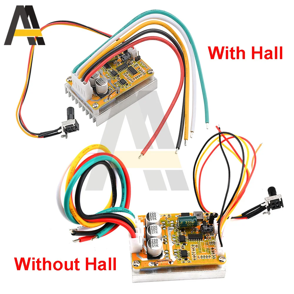 DC 5-35V 350W BLDC Three-Phase Brushless With Hall/Without Hall Motor Controller Brushless Sensor Motor Driver
DC 5-35V 350W BLDC Three-Phase Brushless With Hall/Without Hall Motor Controller Brushless Sensor Motor Driver