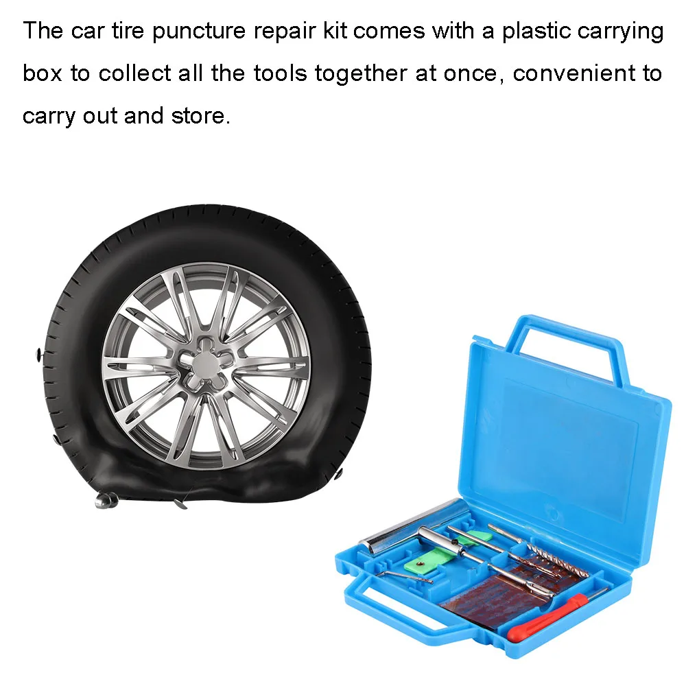 Metal Plastic Heavy Duty Tire Car Tire Puncture Wheel Repair Plug Tire Mending Repair Kit For Car Accessories Home DIY Durable
Metal Plastic Heavy Duty Tire Car Tire Puncture Wheel Repair Plug Tire Mending Repair Kit For Car Accessories Home DIY Durable