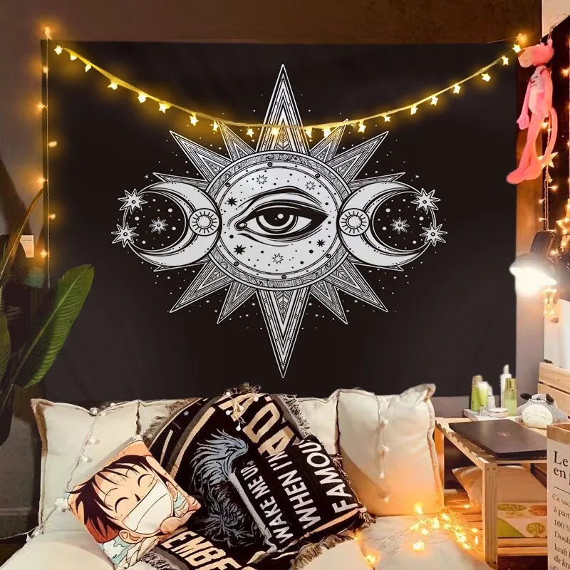 HY Sun Moon Tapestry Black Witchcraft Hippie Tapestry Wall Hanging Ancient Hand Wall Tapestries Carpets Psychedelic Tapestry
HY Sun Moon Tapestry Black Witchcraft Hippie Tapestry Wall Hanging Ancient Hand Wall Tapestries Carpets Psychedelic Tapestry
