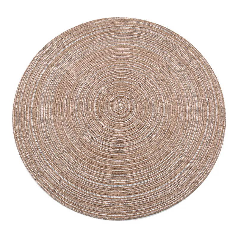 handmade ramie round table mat thicken table mat environment-friendly woven cup mat bowl mat Western food heat insulation mat
handmade ramie round table mat thicken table mat environment-friendly woven cup mat bowl mat Western food heat insulation mat