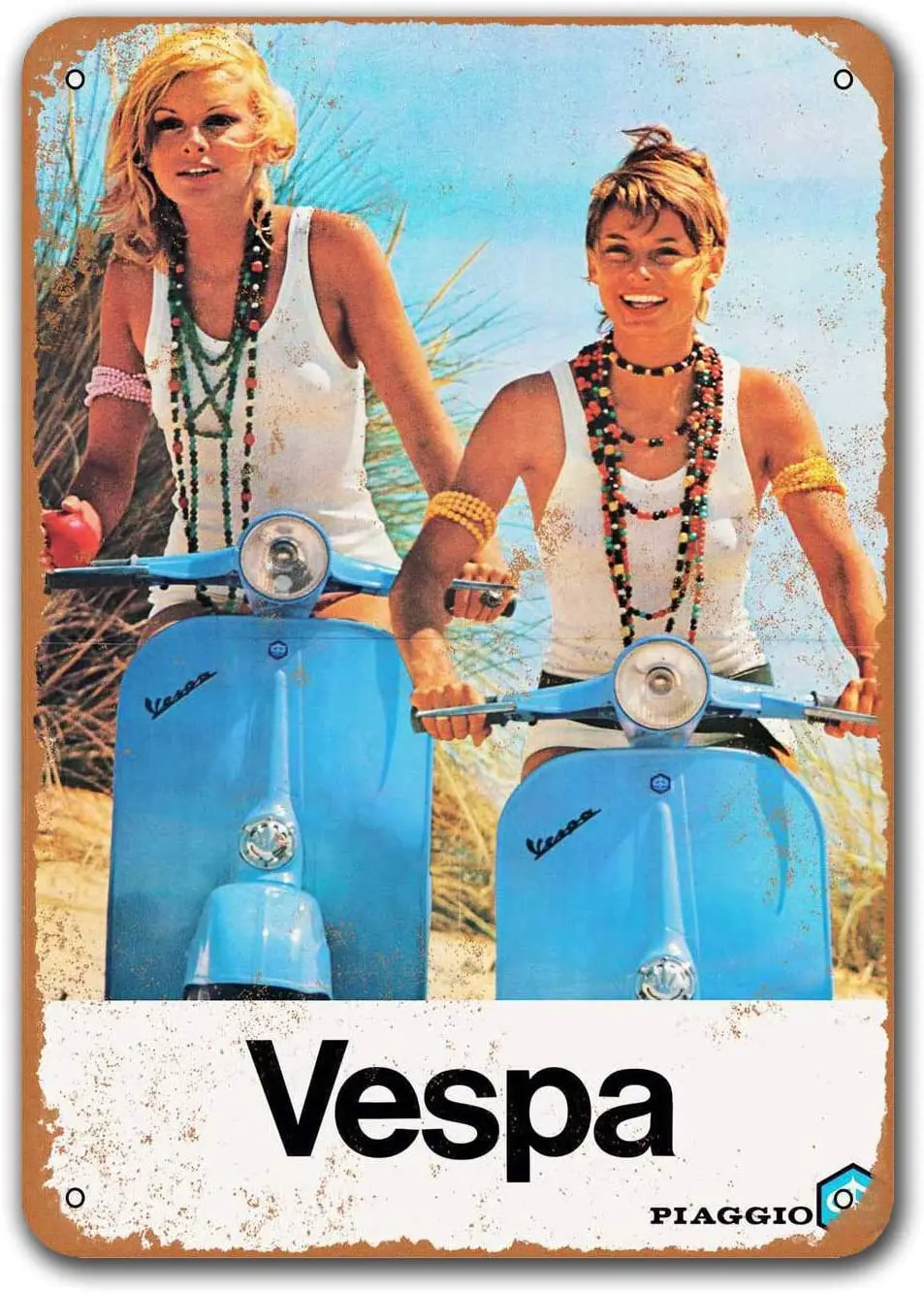 1973 Vespa Scooters Old Car Tin Sign, Sisoso Vintage Metal Plaques Poster Bar Man Cave Retro Wall Decor 8x12 inch
1973 Vespa Scooters Old Car Tin Sign, Sisoso Vintage Metal Plaques Poster Bar Man Cave Retro Wall Decor 8x12 inch