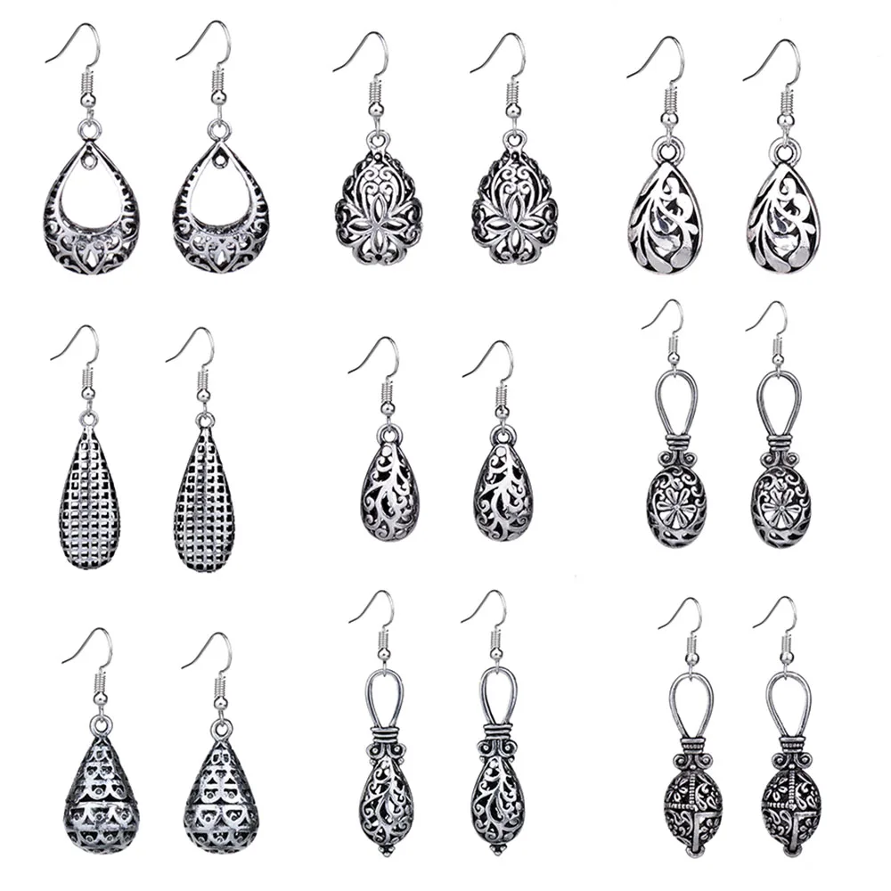 Water Drop Earrings For Women Unique Tibetan Silver Color 3D Stereoscopic Hollow Out Dangle Earring Vintage Jewelry MYTHIC AGE
Water Drop Earrings For Women Unique Tibetan Silver Color 3D Stereoscopic Hollow Out Dangle Earring Vintage Jewelry MYTHIC AGE