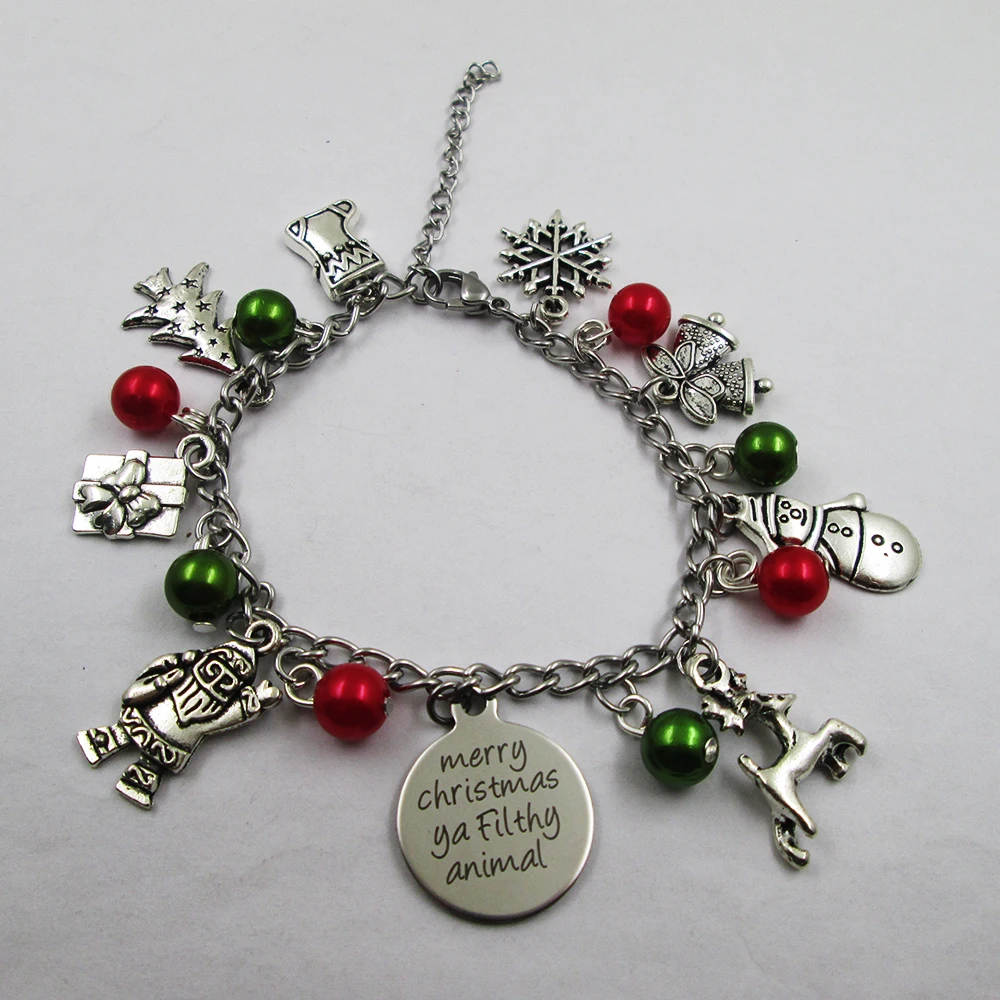 merry christmas ya filting animal christmas theme leather stainless steel chain bracelets gift presents
merry christmas ya filting animal christmas theme leather stainless steel chain bracelets gift presents