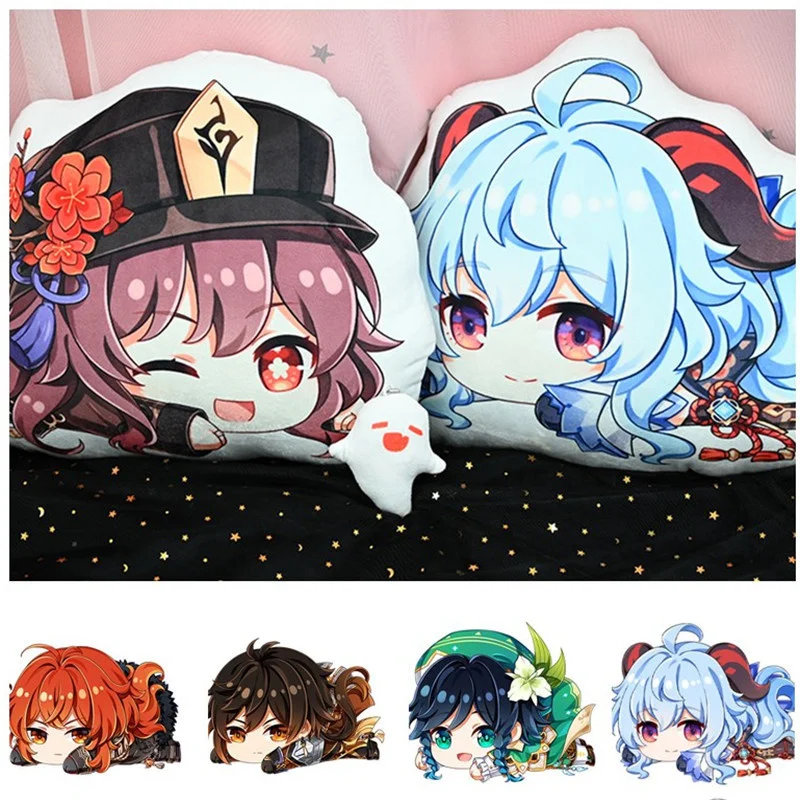 Game Genshin Impact Plush Pillow Doll Lumine Diluc Kawaii Cartoon Hu Tao Zhong Li Barbatos Cosplay Accessories
Game Genshin Impact Plush Pillow Doll Lumine Diluc Kawaii Cartoon Hu Tao Zhong Li Barbatos Cosplay Accessories