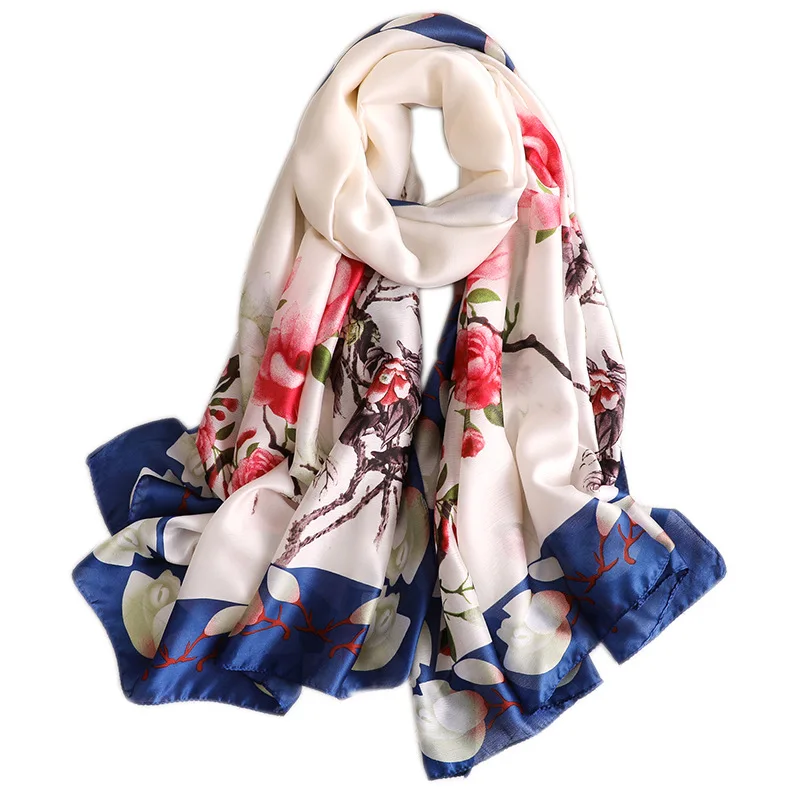 Autumn and winter half-warm scarf women, sunscreen holiday beach towel, silk fashion trend shaw 
Autumn and winter half-warm scarf women, sunscreen holiday beach towel, silk fashion trend shaw