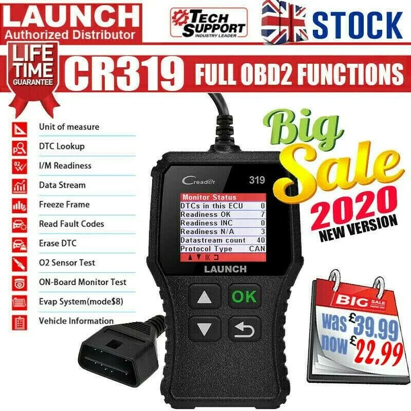 2020 последняя OBD2 X431 Creader CR319 полный EOBD (система бортовой диагностики, читатель Кода OBDII инструменты сканирования автомобиля диагностический с...
2020 последняя OBD2 X431 Creader CR319 полный EOBD (система бортовой диагностики, читатель Кода OBDII инструменты сканирования автомобиля диагностический с...