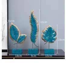 RESIN ORNAMENTS BLUE PALM LEAVES STATUE DESK DECOR MARBLE TEXTURE BASE STATUETTE NORDIC HOME DECORATION ACCESSORIES MODERN
RESIN ORNAMENTS BLUE PALM LEAVES STATUE DESK DECOR MARBLE TEXTURE BASE STATUETTE NORDIC HOME DECORATION ACCESSORIES MODERN