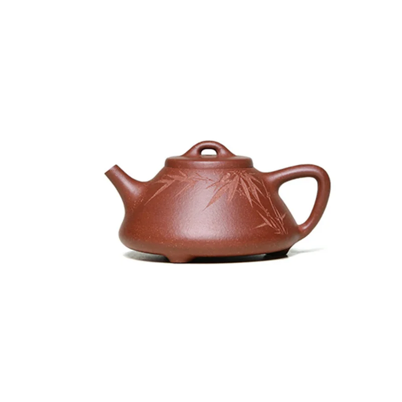Yixing Purple Clay Pot Ore Descending Mud Bamboo Leaf Stone Scoop Handmade Custom Teapot Tea Set Chinese Tea Set
Yixing Purple Clay Pot Ore Descending Mud Bamboo Leaf Stone Scoop Handmade Custom Teapot Tea Set Chinese Tea Set