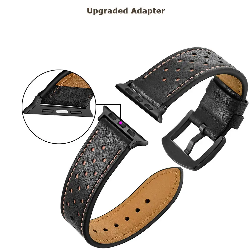 Strap for Apple watch band 44mm 40mm iWatch Band 42mm 38mm First layer leather bracelet belt correa for apple watch 6 5 4 3 se
Strap for Apple watch band 44mm 40mm iWatch Band 42mm 38mm First layer leather bracelet belt correa for apple watch 6 5 4 3 se