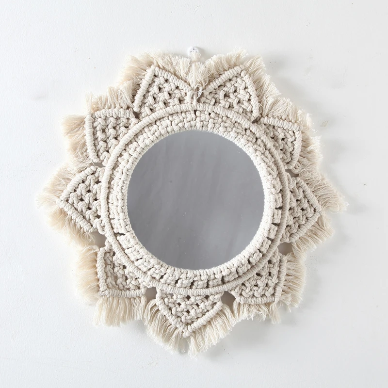 Handwoven Mirror Tapestry Bohemia Living Room Bedroom Hotel Ornaments Home Decor 85LA
Handwoven Mirror Tapestry Bohemia Living Room Bedroom Hotel Ornaments Home Decor 85LA