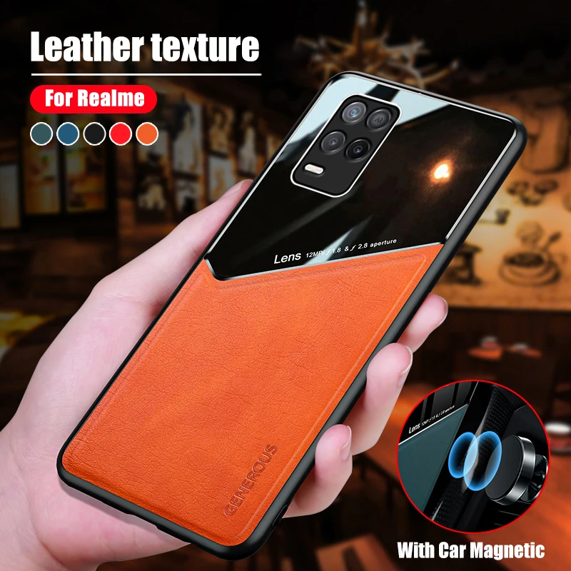 Luxury Leather Shockproof Phone Case For Realme 8 Pro 7 7i 6 C25 C21 C11 GT Master Edition Magnetic Soft Cover Fashion Women Men
Luxury Leather Shockproof Phone Case For Realme 8 Pro 7 7i 6 C25 C21 C11 GT Master Edition Magnetic Soft Cover Fashion Women Men