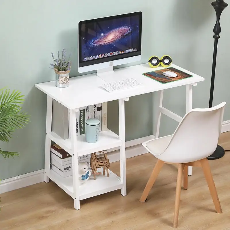 Desktop Computer Desk Desktop Desk Home Office Study Working Table Space Saving Work Furniture 112*50*76cm HWC
Desktop Computer Desk Desktop Desk Home Office Study Working Table Space Saving Work Furniture 112*50*76cm HWC