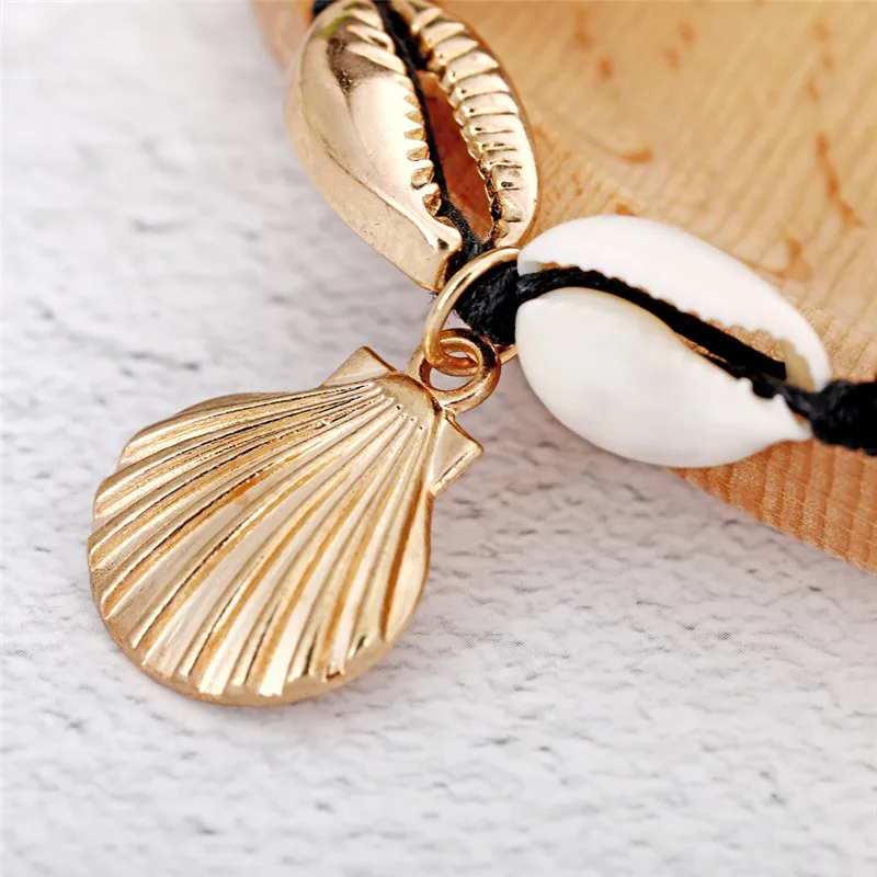 Bohemian Shells Anklet For Women Handmade Rope Braid Anklet Beach Foot Jewelry Accessories
Bohemian Shells Anklet For Women Handmade Rope Braid Anklet Beach Foot Jewelry Accessories