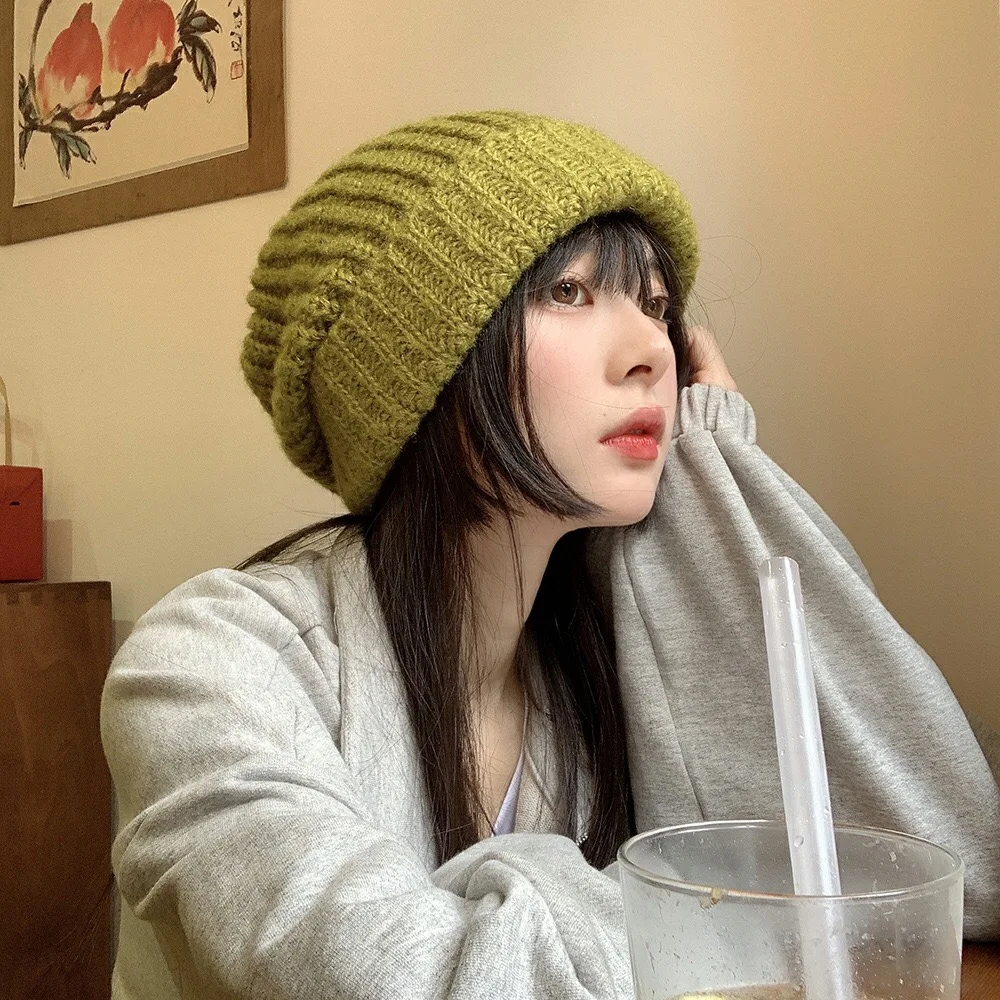 Women's winter warmth and thick thick line large version knitted hat woolen cap big head Wai pile hat Korean style tide hat
Women's winter warmth and thick thick line large version knitted hat woolen cap big head Wai pile hat Korean style tide hat