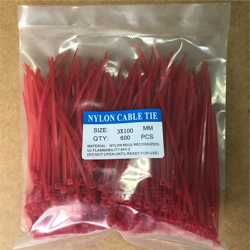 600Pcs Red Zip Ties 3x100 Nylon Self-Locking Cable Ties Color Plastic Zip Ties Velcro Cable Ties Cable Organizer Wire Strap
600Pcs Red Zip Ties 3x100 Nylon Self-Locking Cable Ties Color Plastic Zip Ties Velcro Cable Ties Cable Organizer Wire Strap