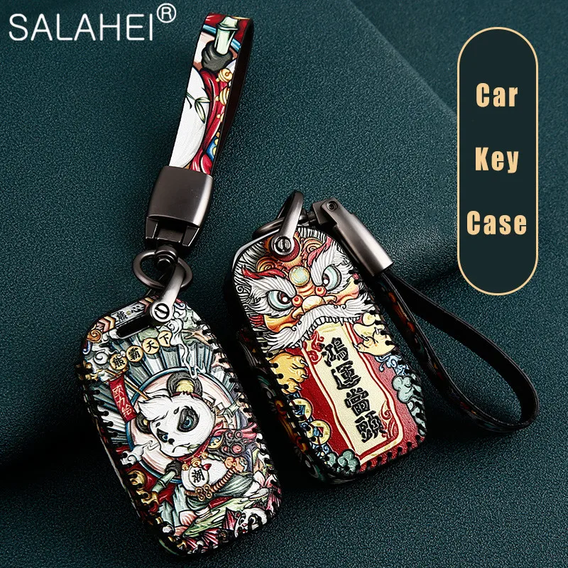 For Kia Rio QL Sportage Ceed CD Cerato Forte R GT Stinger GT Sorento Optima K2 K3 K4 K5 Picanto 2018 Leather Car Key Case Cover
For Kia Rio QL Sportage Ceed CD Cerato Forte R GT Stinger GT Sorento Optima K2 K3 K4 K5 Picanto 2018 Leather Car Key Case Cover