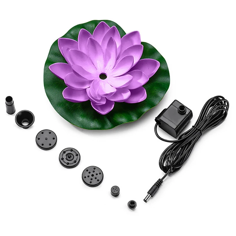 Solar Fountain Bird Bath, Lotus Waterscape Garden, Floating Water Fountain for Bird Bath, Fish Tank, Pool,Garden Decor
Solar Fountain Bird Bath, Lotus Waterscape Garden, Floating Water Fountain for Bird Bath, Fish Tank, Pool,Garden Decor