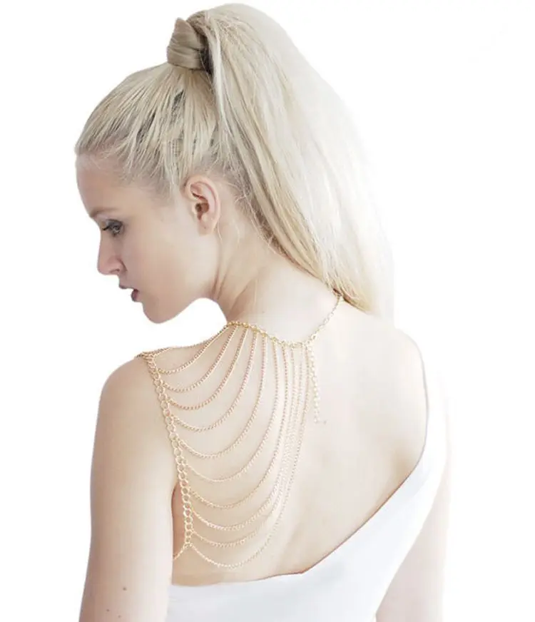 Sexy Geometric Shawl Chain Necklace Charm Body Chain for Women Exquisite Evening Dress Party Off-the-shoulder Jewlery
Sexy Geometric Shawl Chain Necklace Charm Body Chain for Women Exquisite Evening Dress Party Off-the-shoulder Jewlery