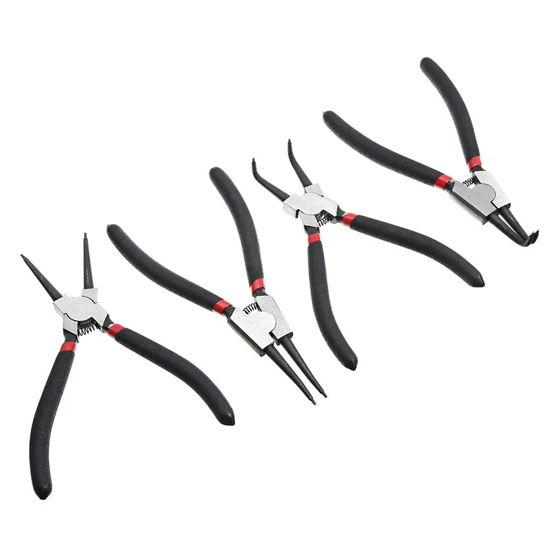 4 Pcs Circlip Pliers Snap Ring Pliers 7-inch Snap Ring Pliers Vice Customized Retaining Ring Electronic Diagonal Pliers
4 Pcs Circlip Pliers Snap Ring Pliers 7-inch Snap Ring Pliers Vice Customized Retaining Ring Electronic Diagonal Pliers