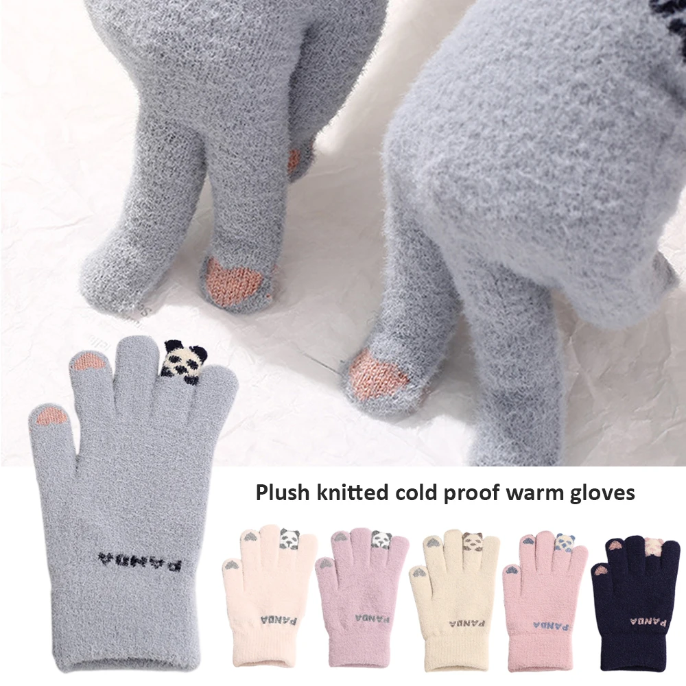 Зимние и осенние вязаные перчатки с милой пандой теплые плотные велосипедные перчатки для сенсорного экрана для мужчин и женщин Нескользящ...
Зимние и осенние вязаные перчатки с милой пандой теплые плотные велосипедные перчатки для сенсорного экрана для мужчин и женщин Нескользящ...