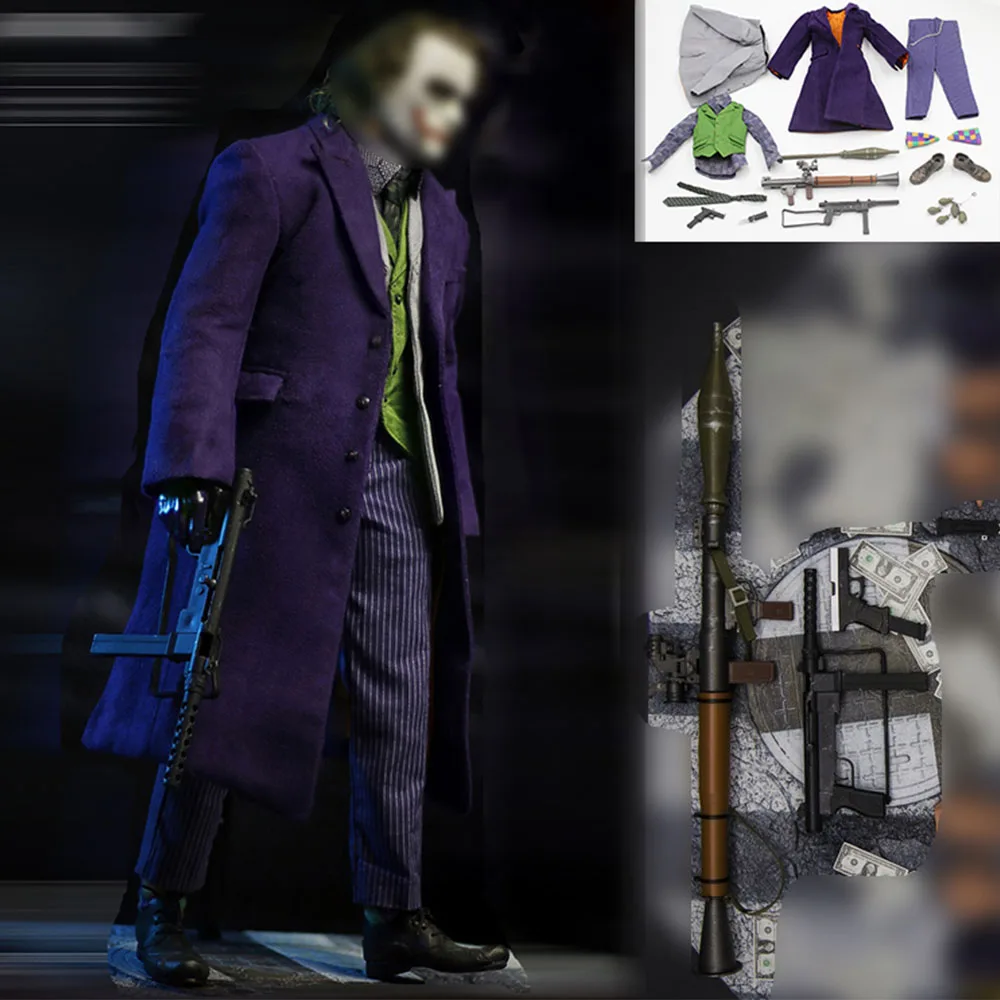 1/6 Scale Joker Clothes Set With Gun Knife Grenade Model for 12 inches Action Figure Figure Accessory In Stock
1/6 Scale Joker Clothes Set With Gun Knife Grenade Model for 12 inches Action Figure Figure Accessory In Stock