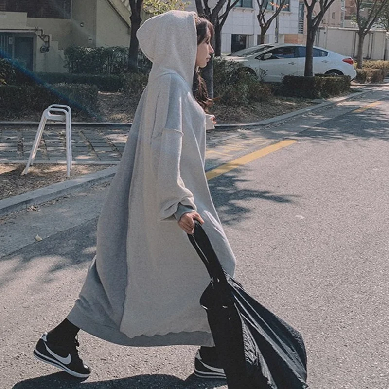 TVVOVVIN Spring New Fashion Simple Hooded Dress Women's Mid-length Korean Loose Large Size Stitching Dress U0B6
TVVOVVIN Spring New Fashion Simple Hooded Dress Women's Mid-length Korean Loose Large Size Stitching Dress U0B6