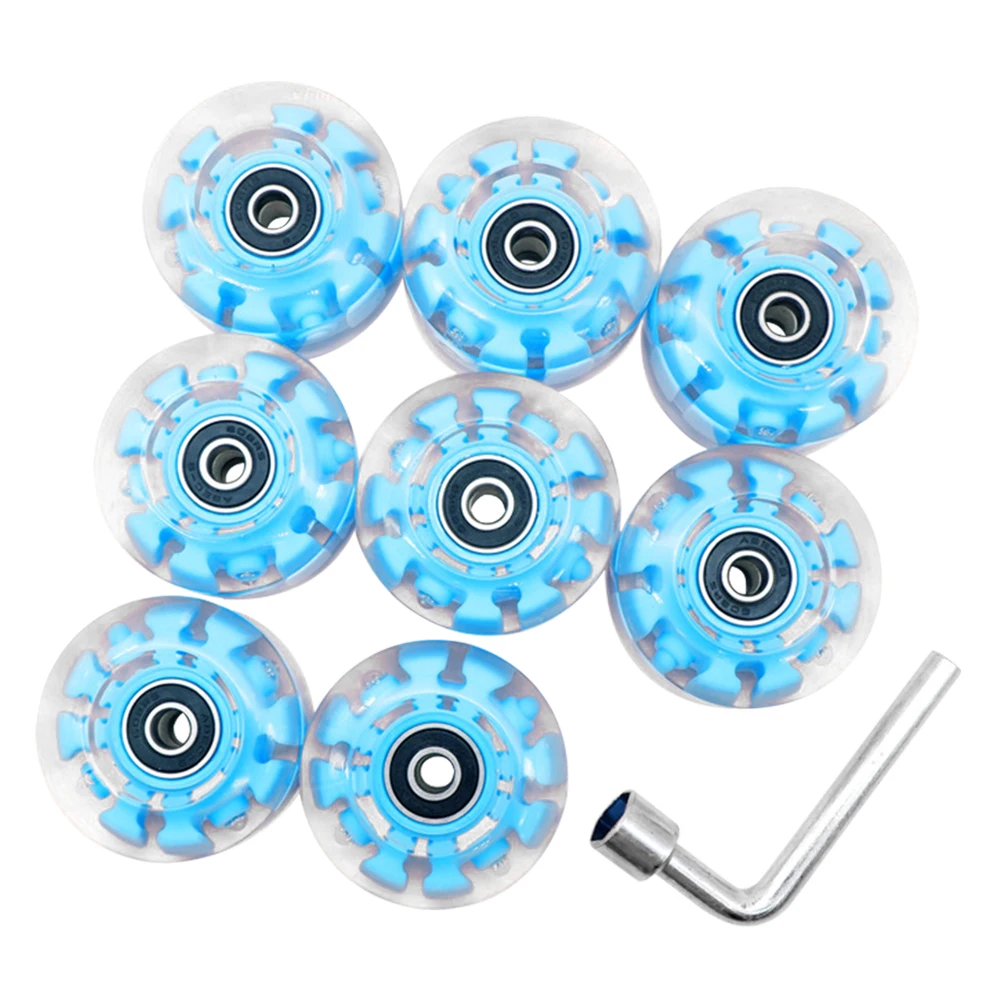 8pcs Roller Skate Wheel LED Luminous 82A Wear Resistant Skateboard With Core Outdoor 32mmx58mm Replacement Part Durable Bearing
8pcs Roller Skate Wheel LED Luminous 82A Wear Resistant Skateboard With Core Outdoor 32mmx58mm Replacement Part Durable Bearing