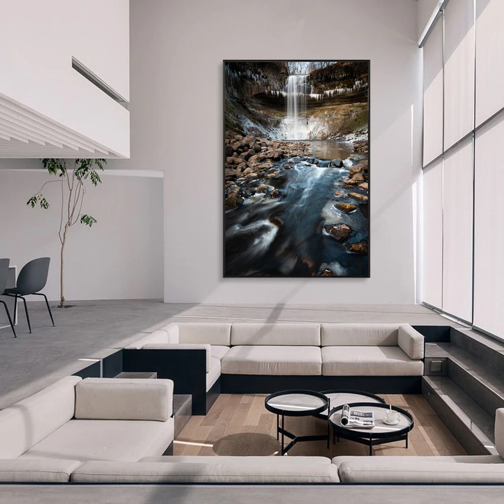 Landscape oil painting forest waterfall art canvas painting living room corridor office home decoration mural 
Landscape oil painting forest waterfall art canvas painting living room corridor office home decoration mural