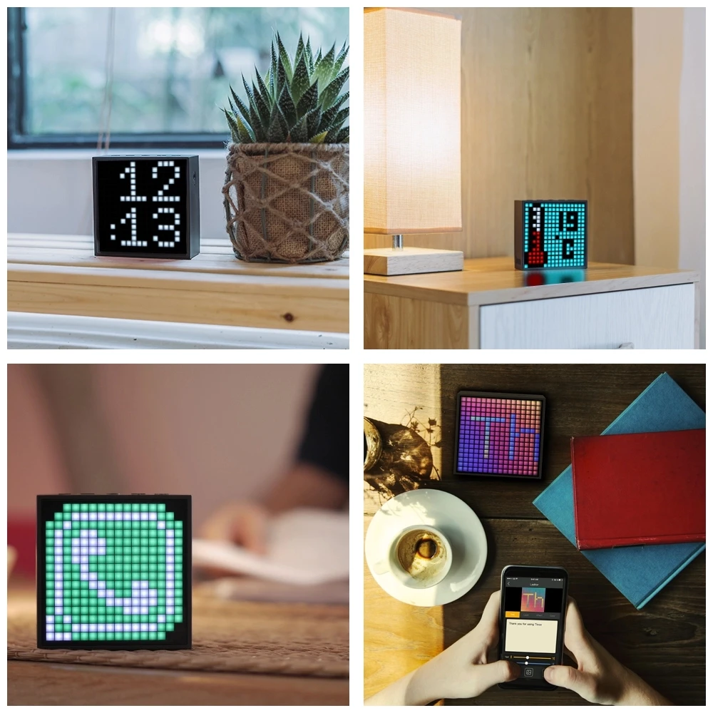 Cubic Bluetooth Speaker Portable with Clock Alarm Programmable LED Display for Pixel Art Creation
Cubic Bluetooth Speaker Portable with Clock Alarm Programmable LED Display for Pixel Art Creation