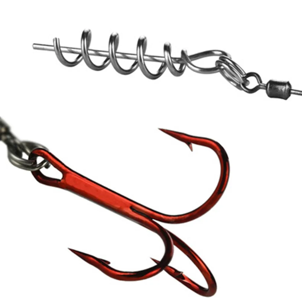 3× Fishing Treble Hooks With Center Spring Pin Twistlock Screw Rigs For Soft Lure Shads Bigger Soft Lures Fishing Accessories
3× Fishing Treble Hooks With Center Spring Pin Twistlock Screw Rigs For Soft Lure Shads Bigger Soft Lures Fishing Accessories