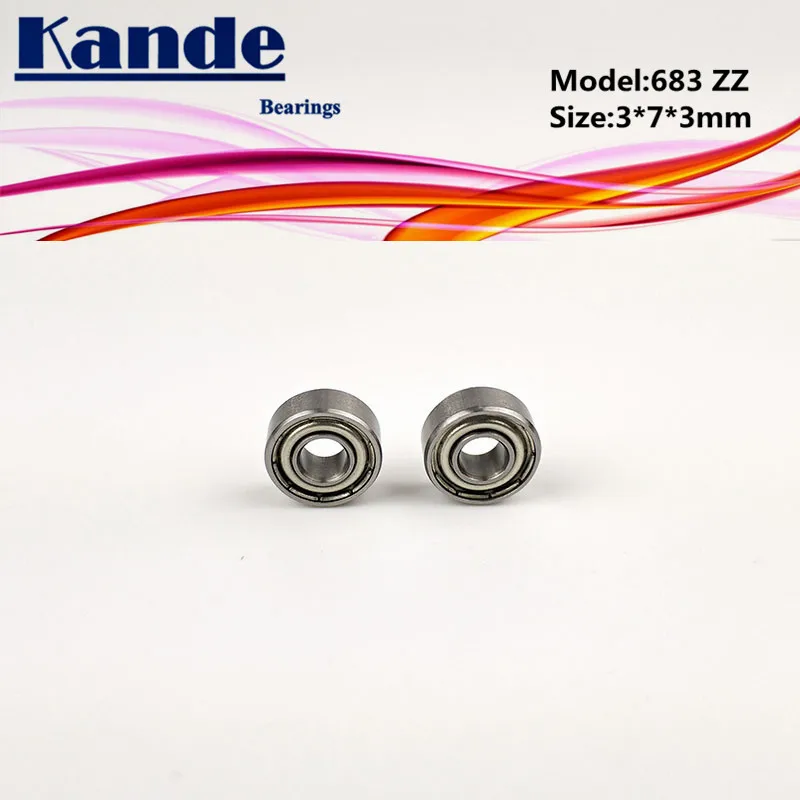 10 шт. Миниатюрные шарикоподшипники Kande 683ZZ 3x7x3 1/2/3/683ZZ 1/683-2Z | Обустройство дома