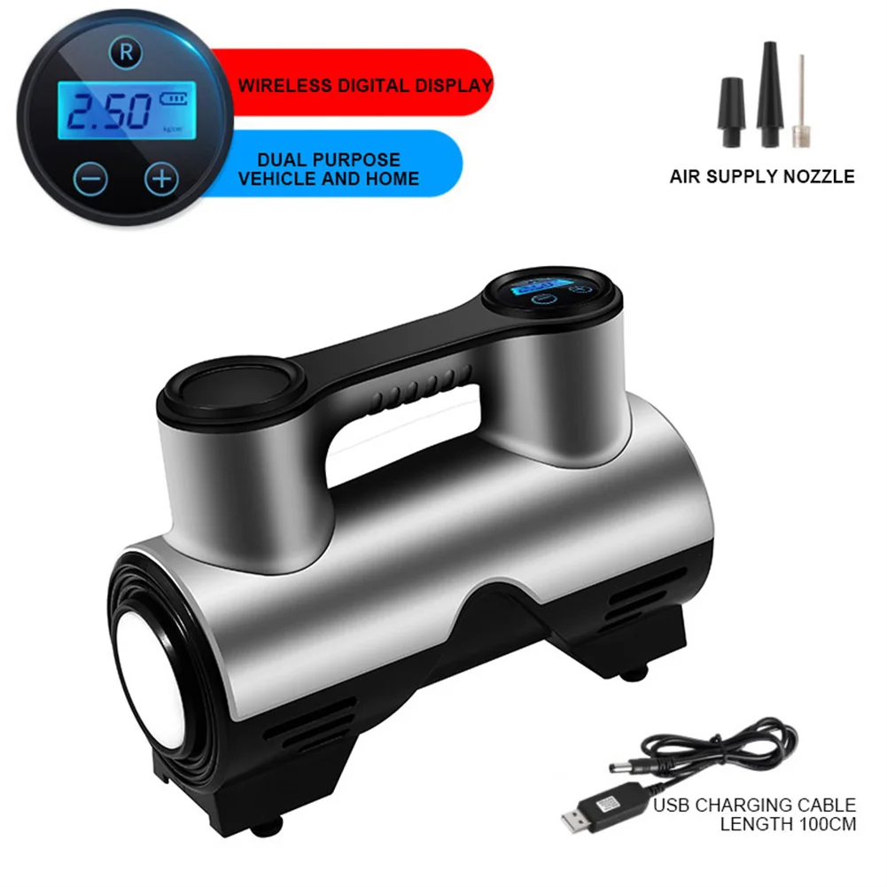 Wireless 12V Portable Electric Car Air Pump Tire Inflator Pump Car Air Compressor Auto Tyre Pump for Car Motorcycle Bicycle
Wireless 12V Portable Electric Car Air Pump Tire Inflator Pump Car Air Compressor Auto Tyre Pump for Car Motorcycle Bicycle
