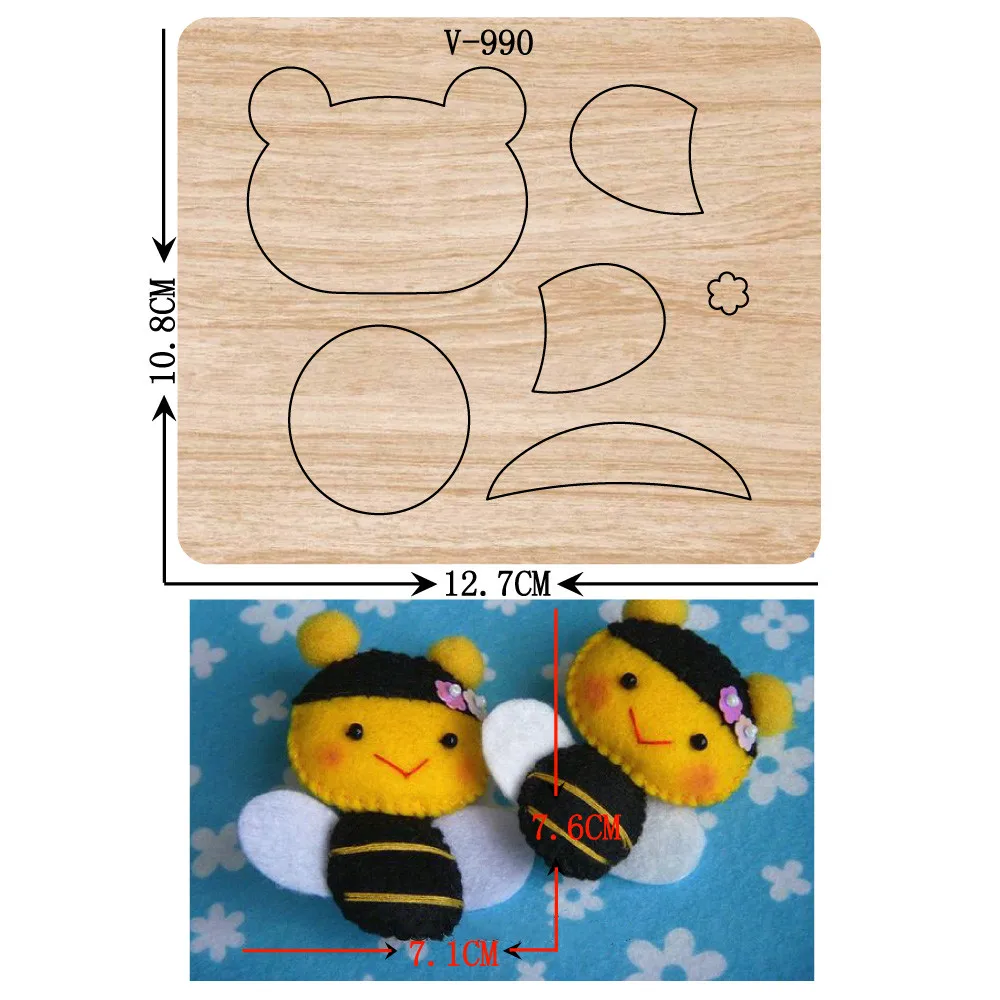 

New bee wooden dies cutting dies for scrapbooking /Multiple sizes /V-990