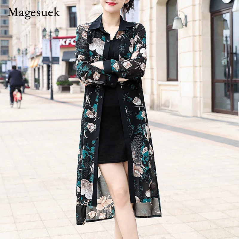 Chiffon Cardigan Tops Blusas Mujer Long Sleeve Loose Flower Print Blouse Women Summer Sun Protection Women Long Shirts 9121 50
Chiffon Cardigan Tops Blusas Mujer Long Sleeve Loose Flower Print Blouse Women Summer Sun Protection Women Long Shirts 9121 50