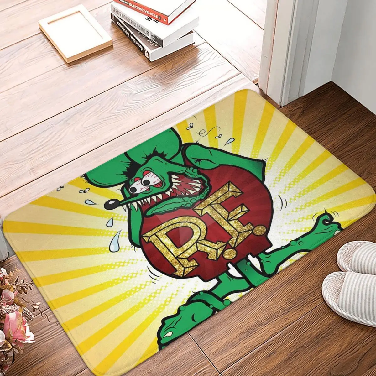 Rat Fink Doormat Rectangle Polyeste Bedroom Living Room Floor Mat Balcony Rug Door Mat Anime Decoration Area Rugs
Rat Fink Doormat Rectangle Polyeste Bedroom Living Room Floor Mat Balcony Rug Door Mat Anime Decoration Area Rugs