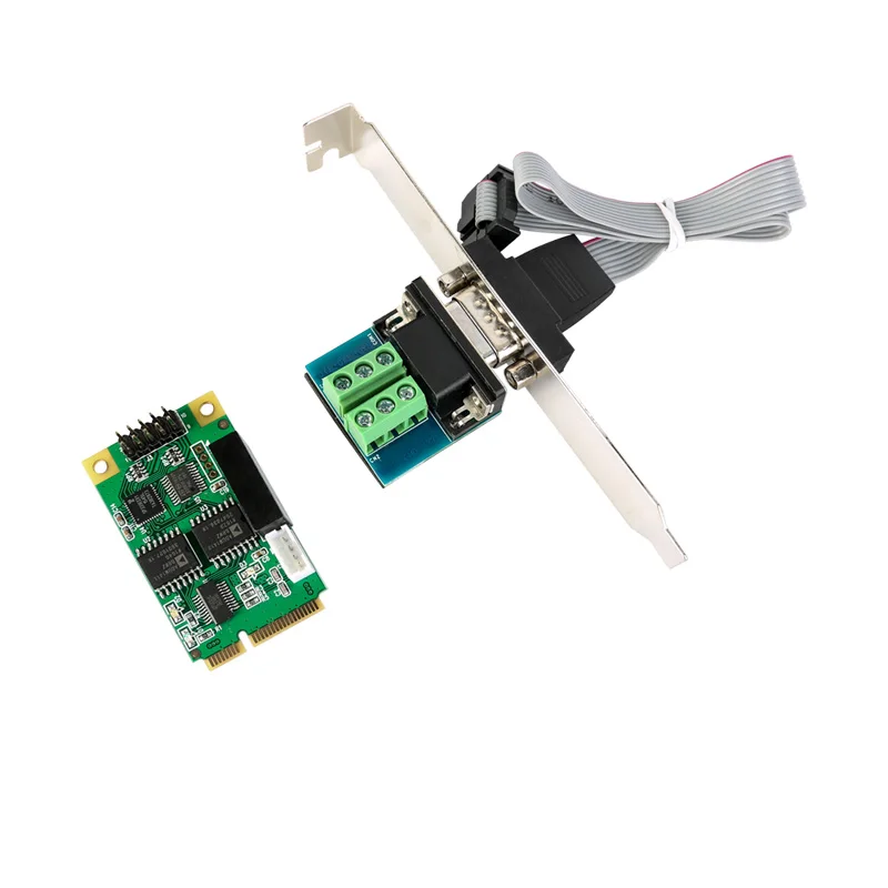 Плата расширения Mini PCI E с USB 2 0 на RS 232 RS422 RS485 серийная DB9 RS232 Express адаптер чипсета FT231
