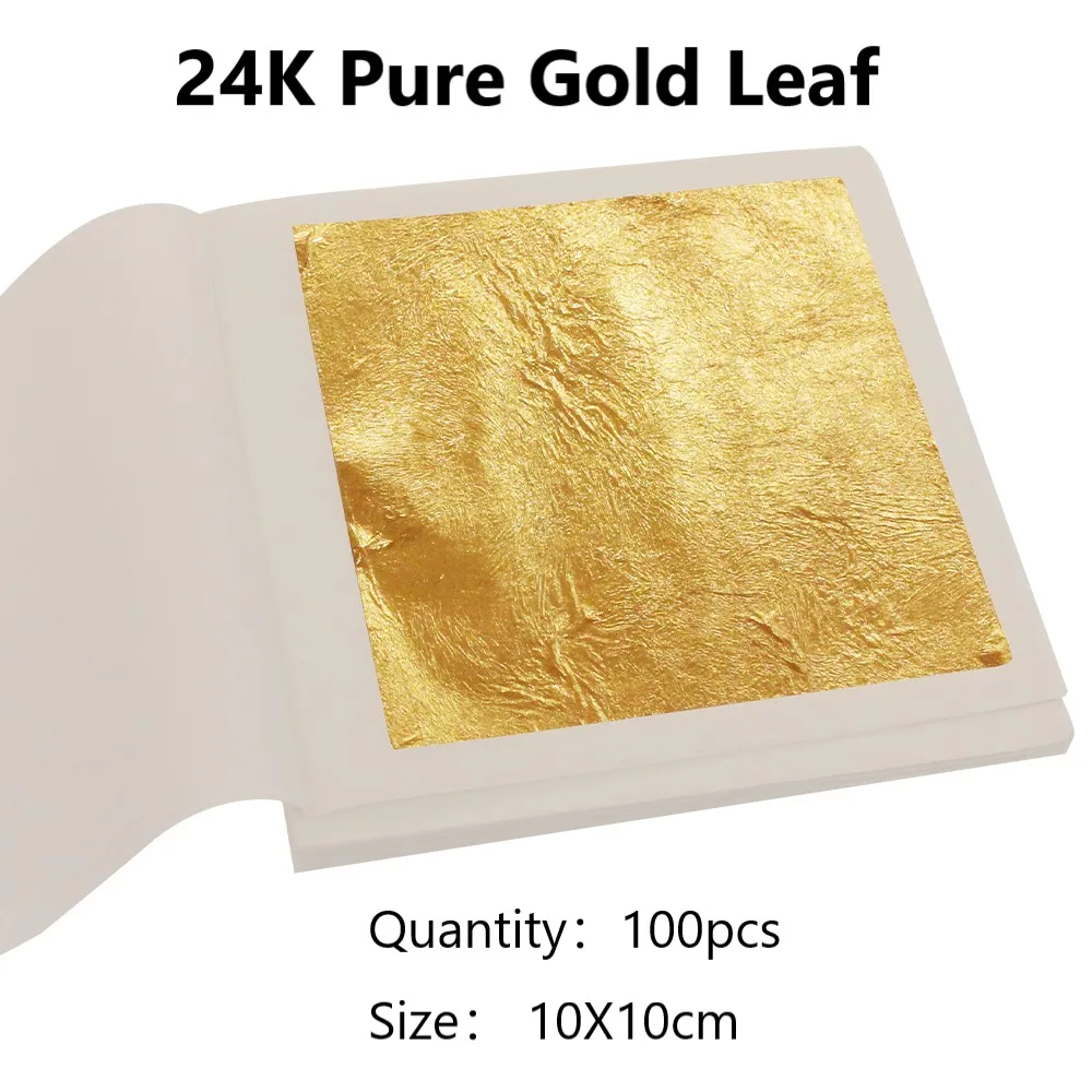 Золотая фольга 24K, фотолисты для украшения тортов, стейков, настоящая Золотая бумага, золотые хлопья, приготовление пищи, десерт, золотые лис...
Золотая фольга 24K, фотолисты для украшения тортов, стейков, настоящая Золотая бумага, золотые хлопья, приготовление пищи, десерт, золотые лис...