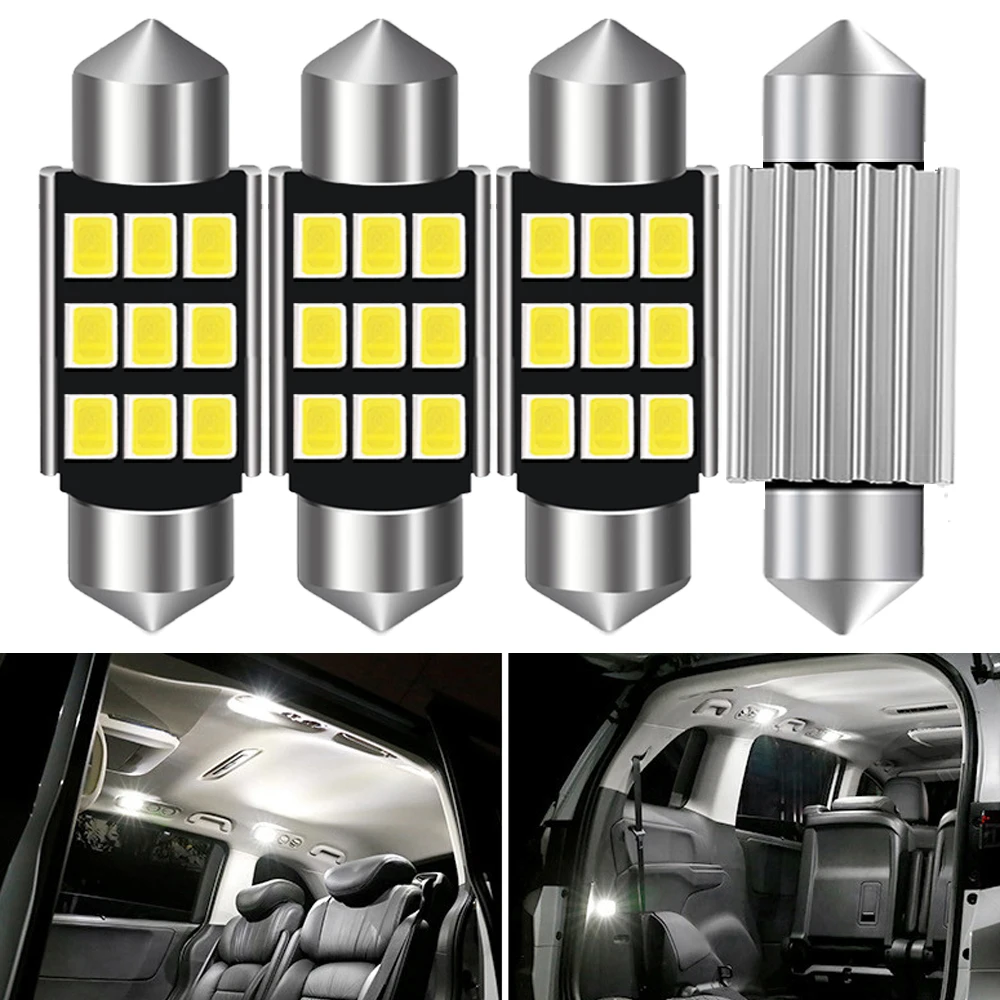 4 шт. C5W светодиодный C10W Светодиодный лампочки Canbus 6000 К 2835SMD гирлянда 36 мм/39 мм 31 мм светодиодный Купол Чтение светильник Интерьер светильник ...
4 шт. C5W светодиодный C10W Светодиодный лампочки Canbus 6000 К 2835SMD гирлянда 36 мм/39 мм 31 мм светодиодный Купол Чтение светильник Интерьер светильник ...