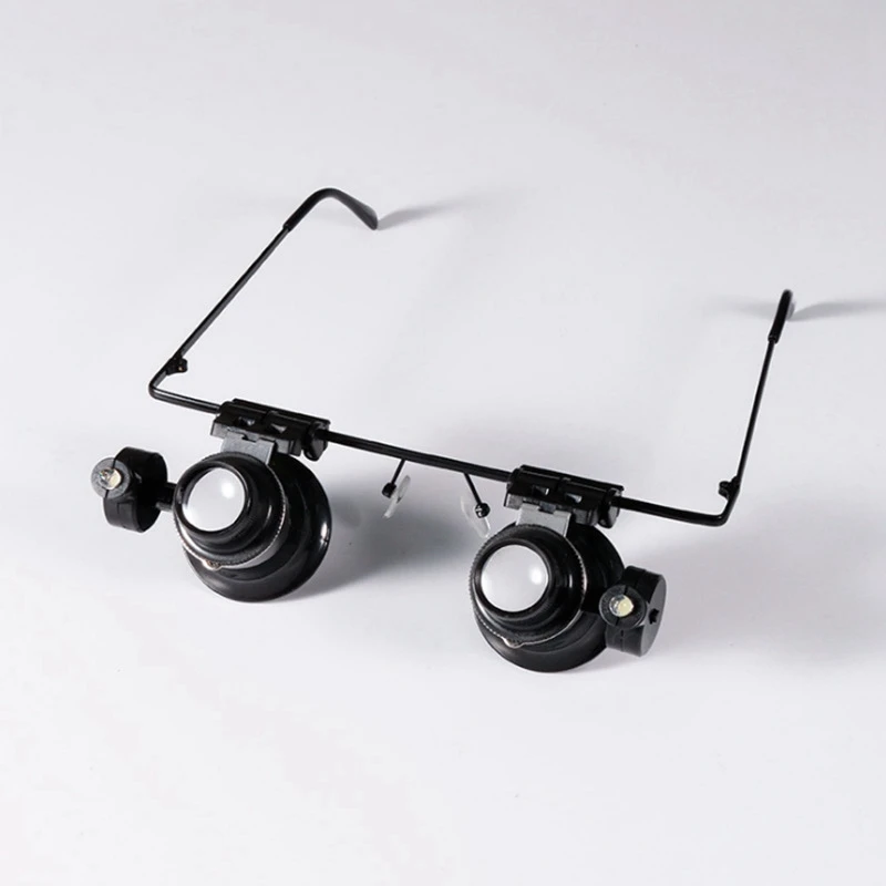 9892A-II 20X Glasses Magnifier Binocular with Led Light Adjustable Repair Magnifier
9892A-II 20X Glasses Magnifier Binocular with Led Light Adjustable Repair Magnifier