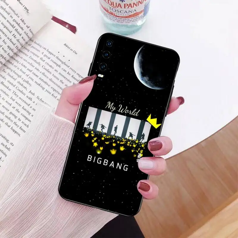 CUTEWANAN KPOP BIGBANG DIY окрашенный блестящий чехол для телефона Huawei P30 P20 lite Mate 20 Pro P Smart 2019