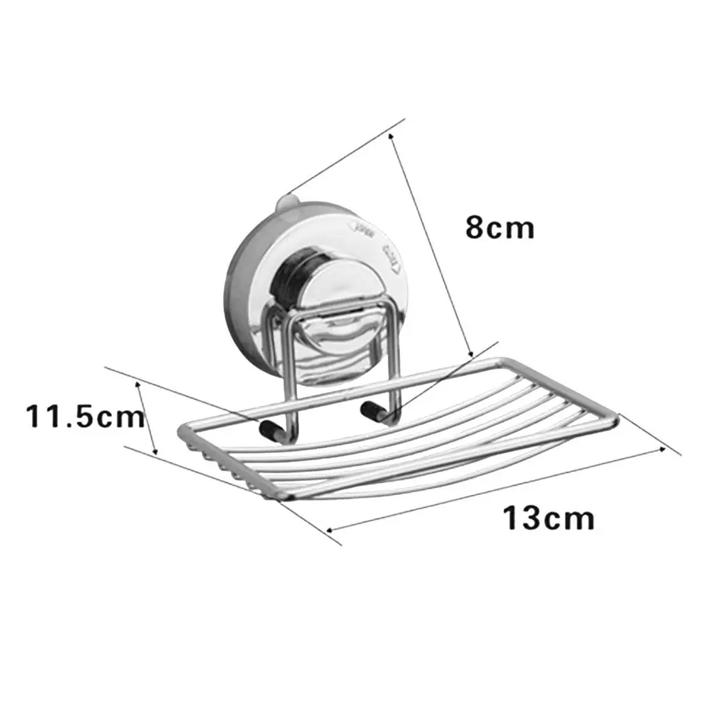 Rust-resistant Stainless Steel Wall-mounted Strong Vacuum Suction Cup Soap Dish Holder Bathroom Accessories Shower Basket Rack
Rust-resistant Stainless Steel Wall-mounted Strong Vacuum Suction Cup Soap Dish Holder Bathroom Accessories Shower Basket Rack