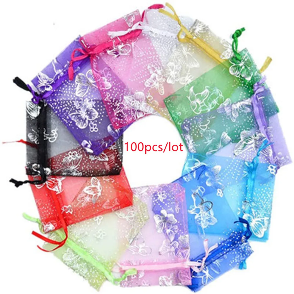 100pcs 11 Colors Jewelry Bag 10*12 Cm Wedding Gift Organza Bag Jewelry Packaging Display & Jewelry Pouches
100pcs 11 Colors Jewelry Bag 10*12 Cm Wedding Gift Organza Bag Jewelry Packaging Display & Jewelry Pouches