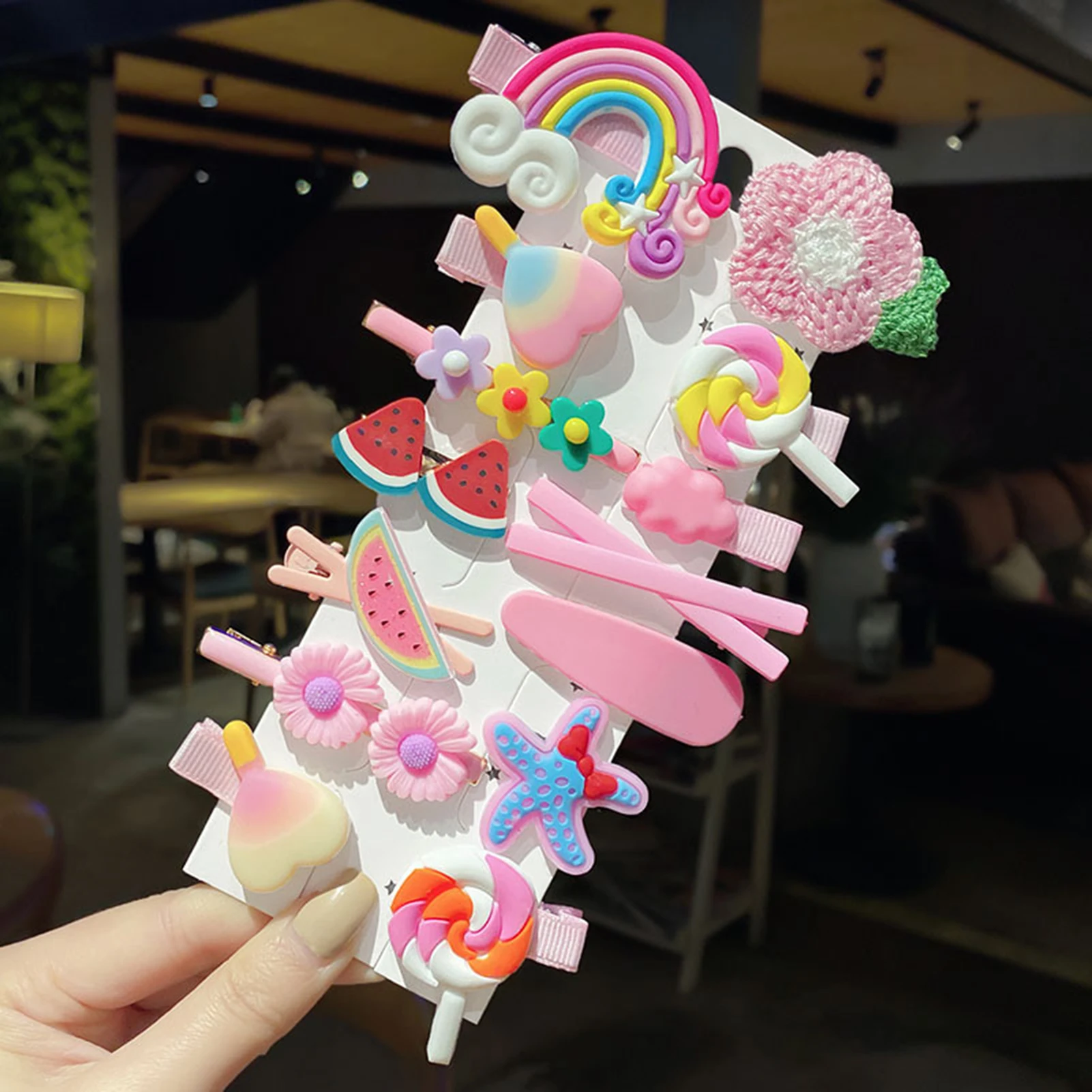 14pcs Fruit Hair Clips Girls Pink Cartoon Hairpin Sweet Hair Clip Barrettes Headband Fruit Colorfur Hairpins Hair Accessories
14pcs Fruit Hair Clips Girls Pink Cartoon Hairpin Sweet Hair Clip Barrettes Headband Fruit Colorfur Hairpins Hair Accessories