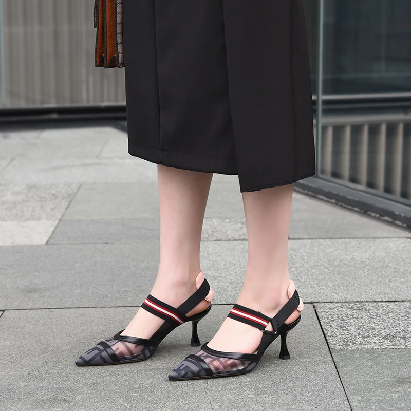 Kmeioo New Fashion Pointed Toe High Heels Sandals Woman Ladies elegant comfortable Party Pumps Dress Genuine leather Shoes 6cm 
Kmeioo New Fashion Pointed Toe High Heels Sandals Woman Ladies elegant comfortable Party Pumps Dress Genuine leather Shoes 6cm