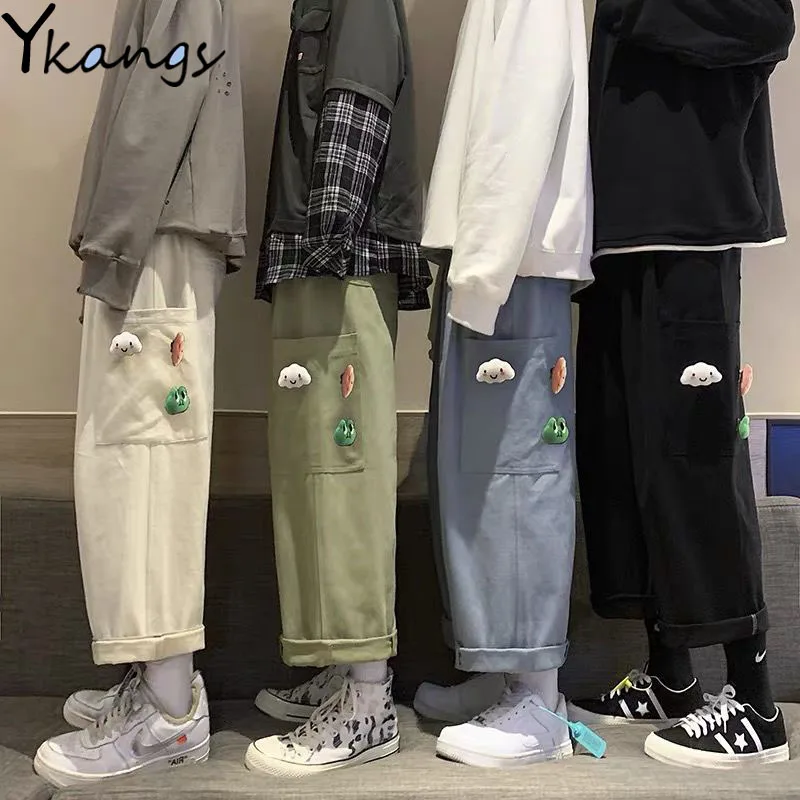 Korean Street with Pendant Harajuku Cargo Pants Y2k Joggers Vintage Aesthetic Sweatpants Women Casual Loose High Waist Trousers
Korean Street with Pendant Harajuku Cargo Pants Y2k Joggers Vintage Aesthetic Sweatpants Women Casual Loose High Waist Trousers