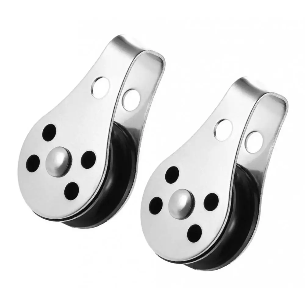 2pcs Rope Pulley Block 316 Stainless Steel Sheave for Marine Kayak Canoe Boat Sailing
2pcs Rope Pulley Block 316 Stainless Steel Sheave for Marine Kayak Canoe Boat Sailing